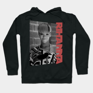 rihanna short blonde hair - monochrome style Hoodie